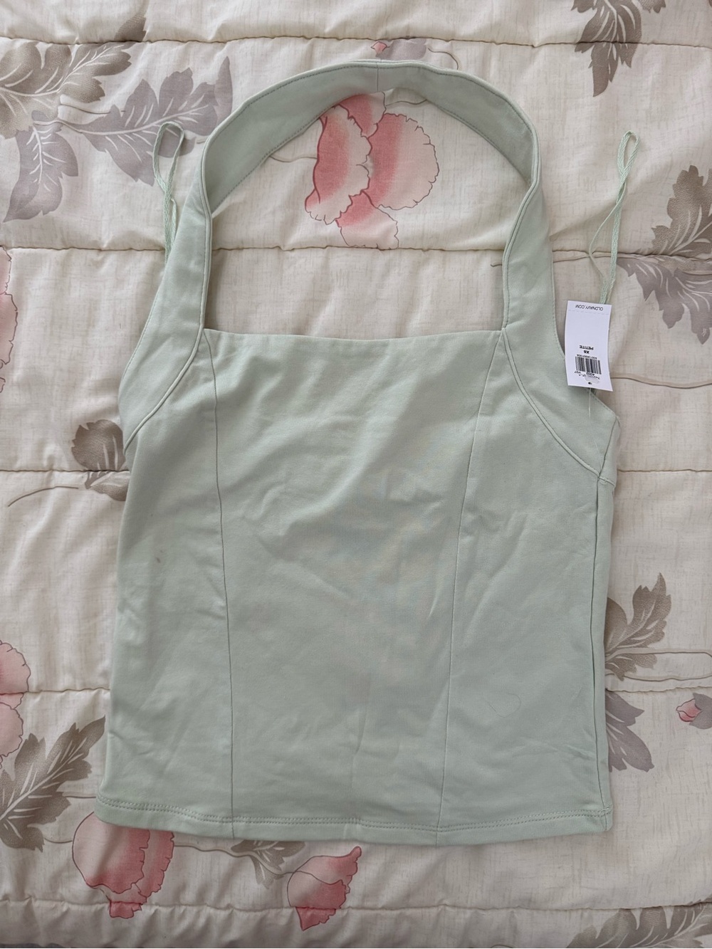 Old Navy Light Mint Green Halter Tank Top